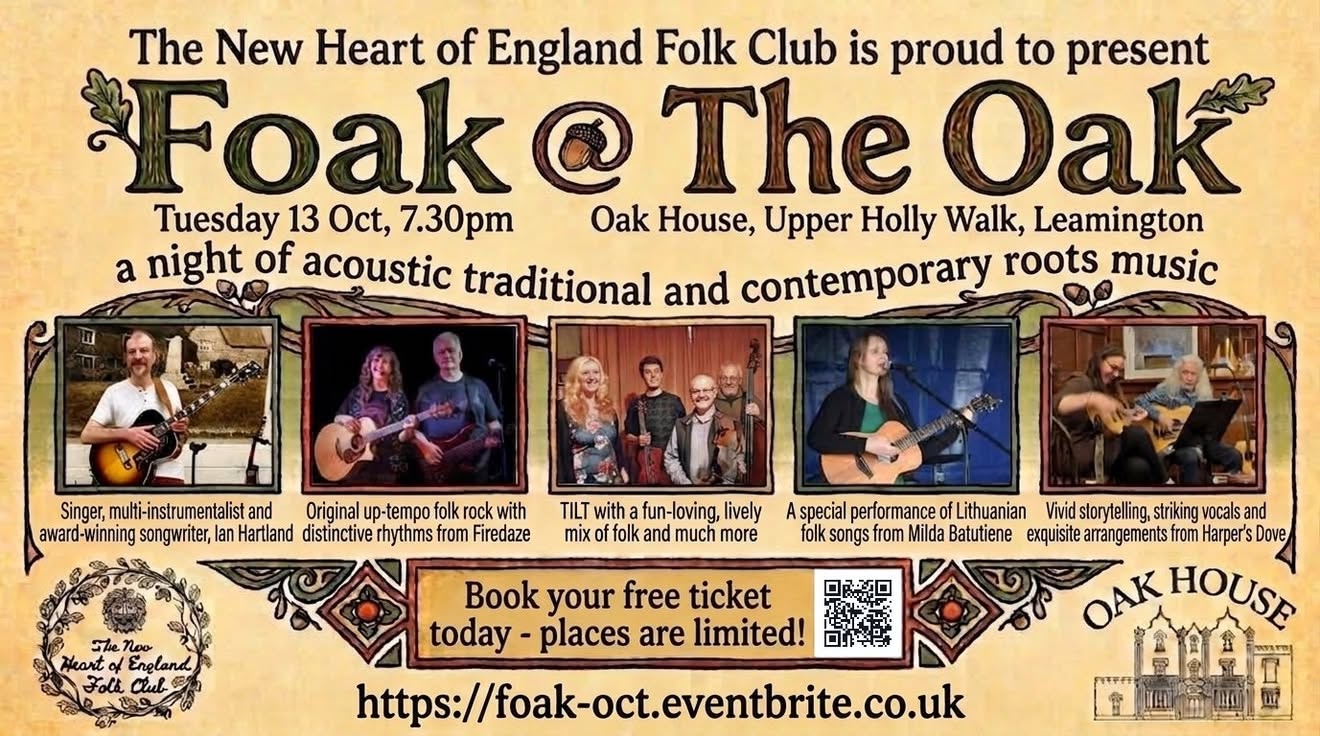 Foak @ the oak poster